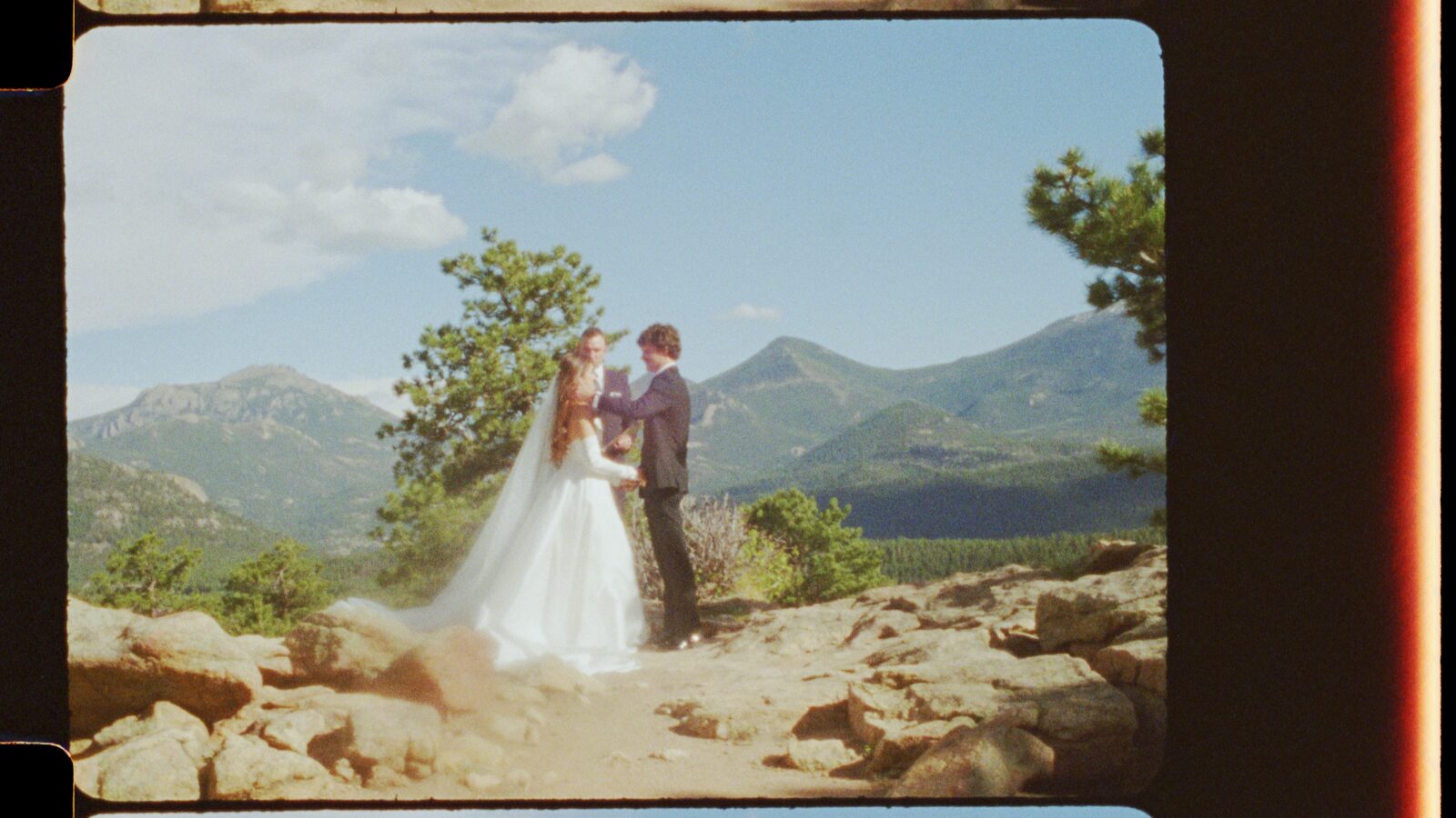 Emma and Ryan — Rocky Mountain elopement on 16mm film